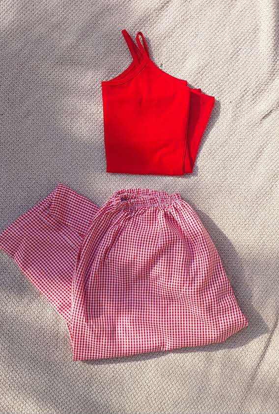 Dolce Vita Red Pants Set